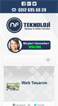 Mobile Screenshot of nfteknoloji.com
